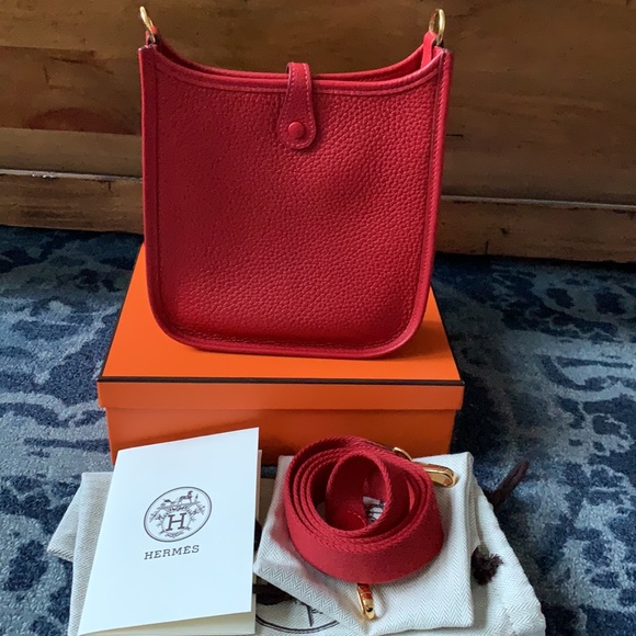 A112- 💯 % authentic Hermès 16 Amazone Bag ( Mini Evelyn) - Picture 3 of 14